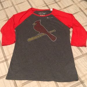 St Louis Cardinals Women’s Baseball Tee